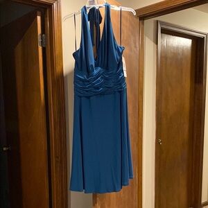 Jones New York Turquoise Halter Dress